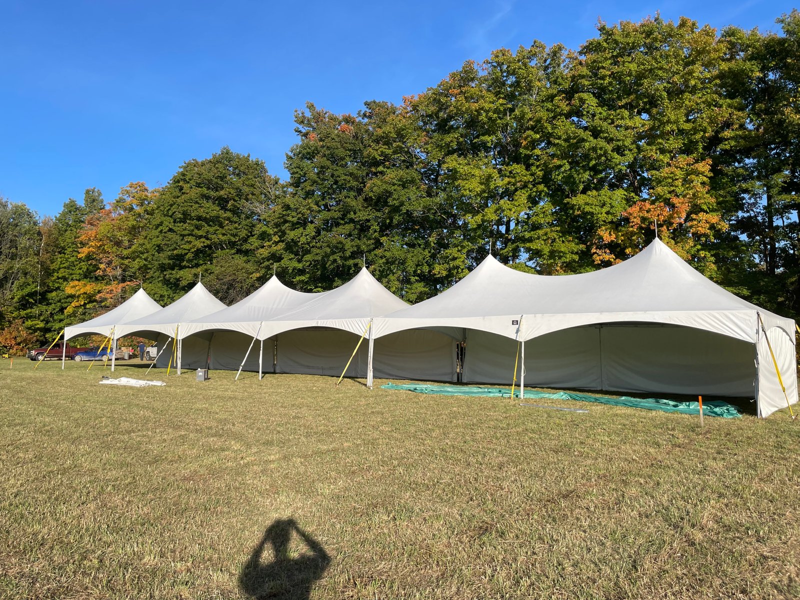 20x60 event tent setup